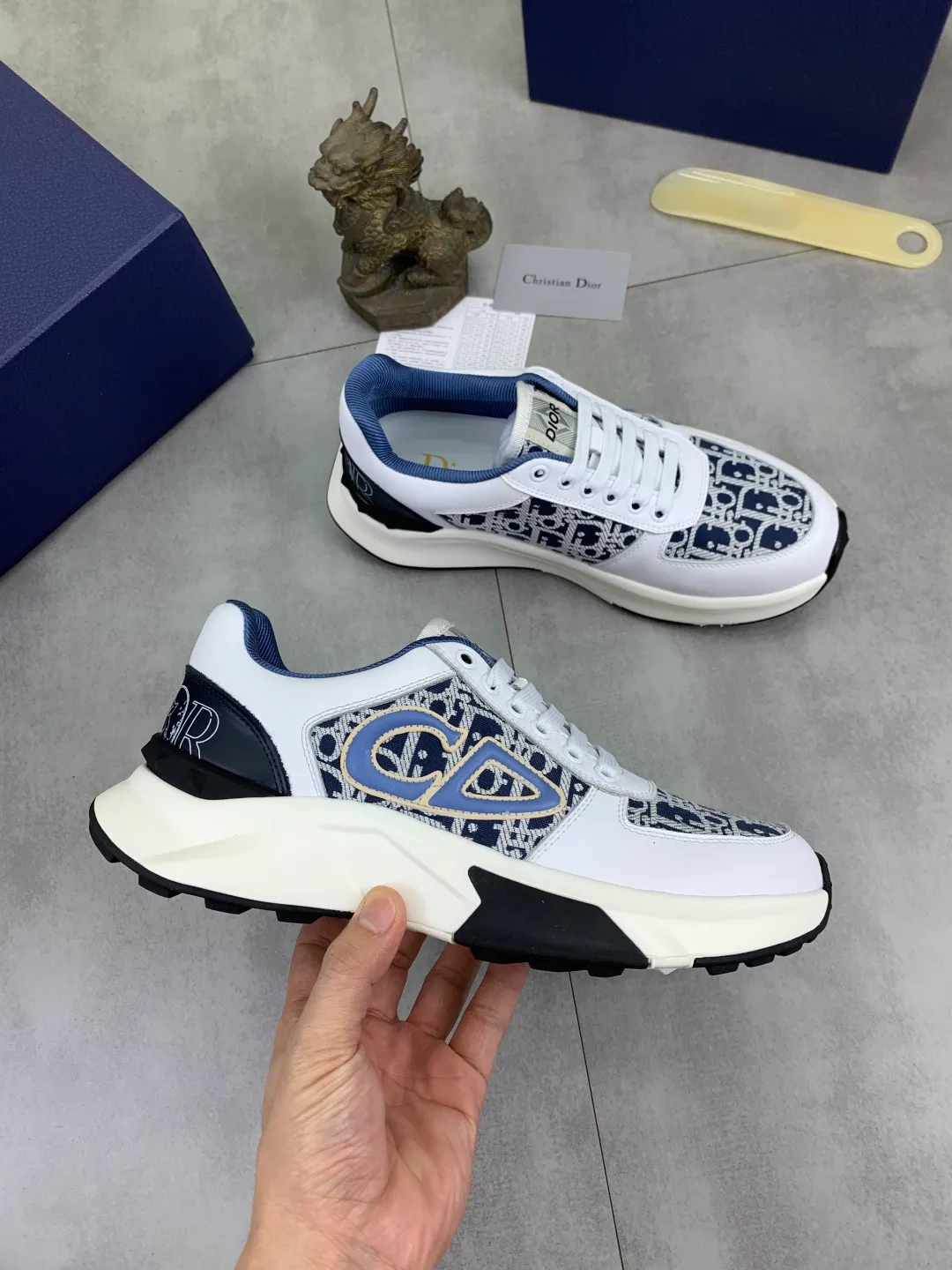 Men's Men's Shoes💰P440💰[New Style]🆘[Dior] 2025 Dior Original Lace-up Low-top Men's Shoes Classic casual shoes 🔥This model is the official classic model with high quality and made by famous original designers. It is made of high-quality cowhide with original materials➕comfortable and breathable mesh lining➕pigskin insole. The perfect last shape and generous and fashionable design have attracted many consumers and are suitable for drivers to drive🚗. What you want is the best quality in the market. Color: 4️⃣Color Code number: 38--44 (45 customized)